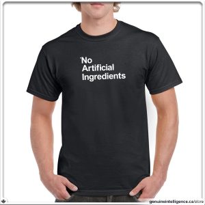 No Artificial Ingredients - Genuine Intelligence - Heavyweight Tee