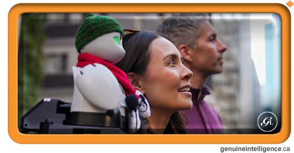 Housebound people telecommute through robotics